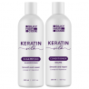 Intensywna kuracja regenerująca do włosów zniszczonych mini zestaw KERATIN SILK