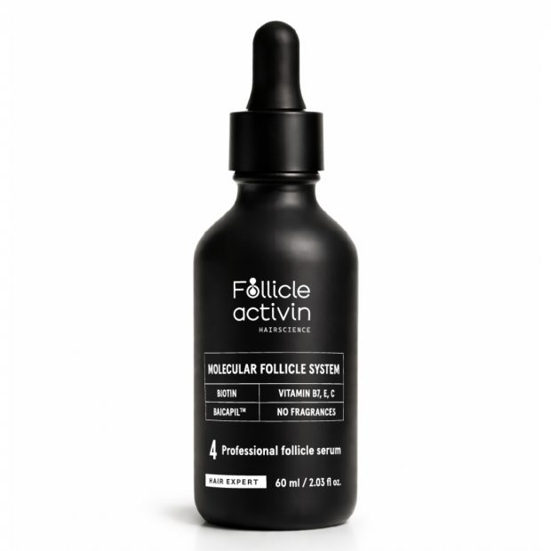 FOLLICLE ACTIVIN – unikalne serum aktywujące mieszki włosowe o 5x wyższym stężeniu składników aktywnych