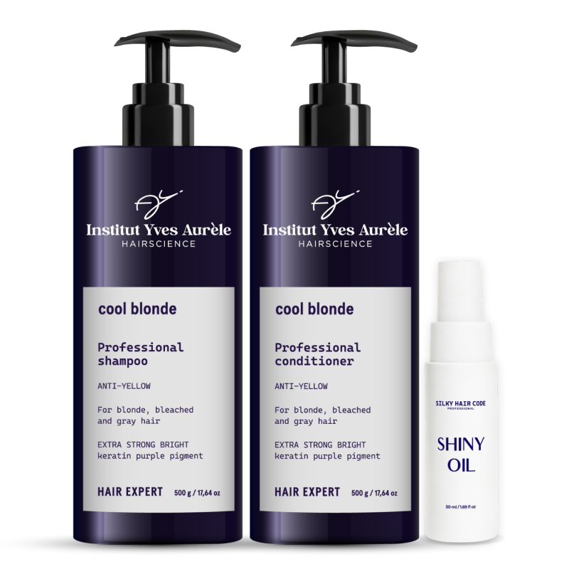 Rytuał pielęgnacyjny premium do włosów blond + regenerujący olejek do włosów W PREZENCIE